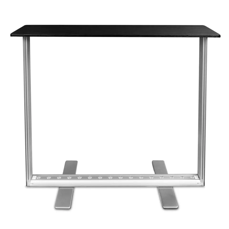 Mesa Tablero Plegable Con Luz 100x100Cms
