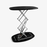 Stand Counter Plegable Hexagonal Con Luz 50x13x85Cms