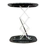 Stand Counter Plegable Ovalado sin Luz 75x13x45Cms