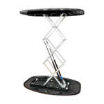 Stand Counter Plegable Hexagonal sin Luz 50x13x85Cms