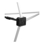 Panel Araña Textil Recto 4 Cuerpos