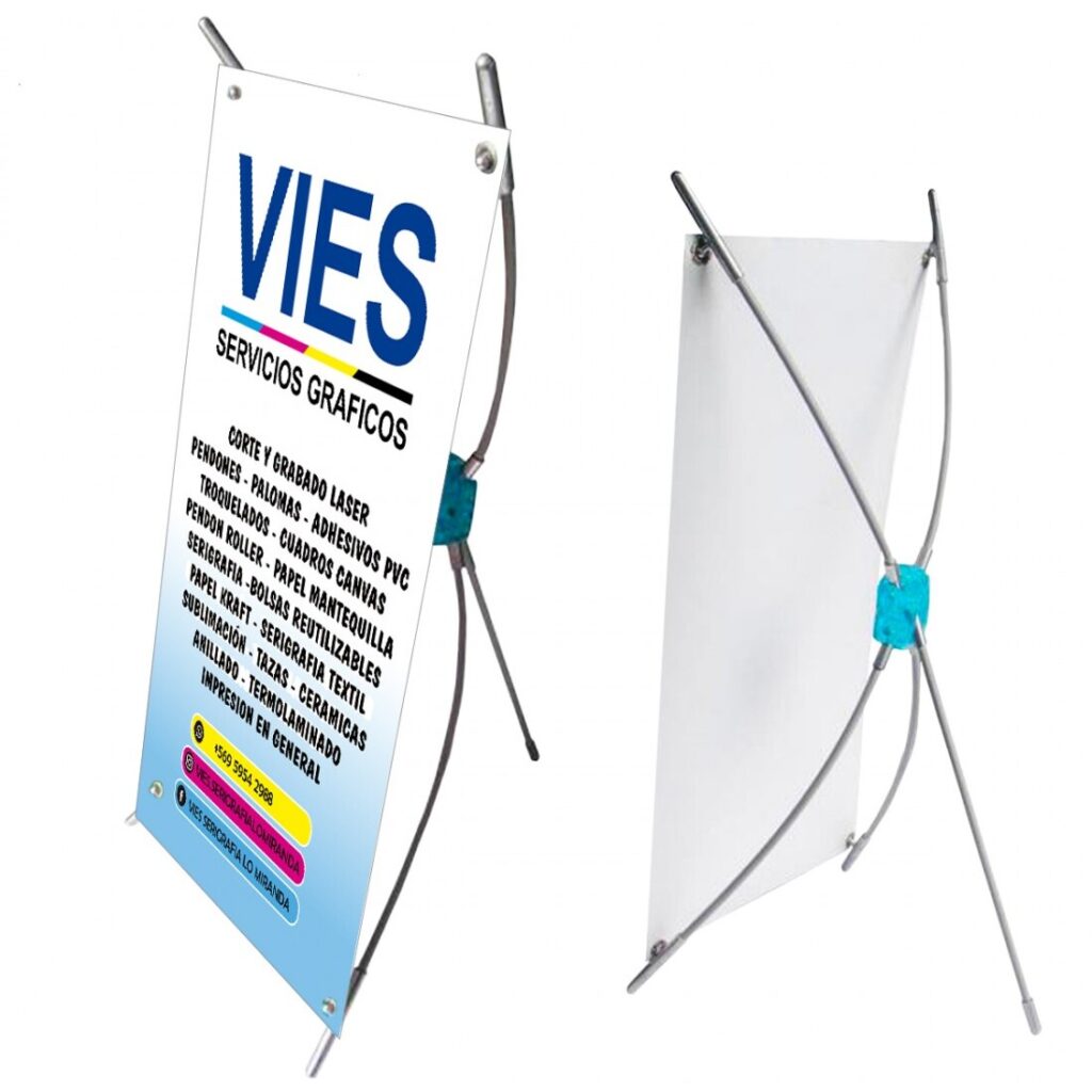 Mini Porta Pendón Eco 24*40